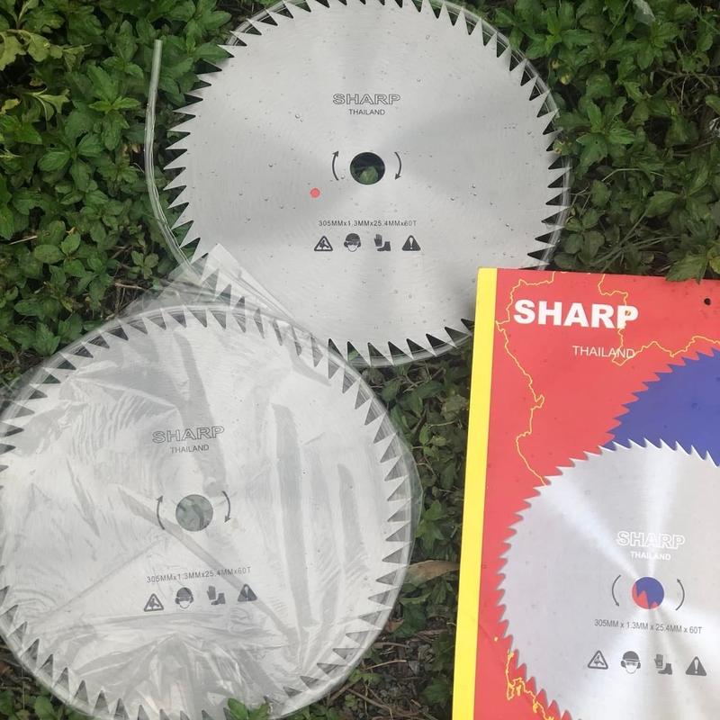 Lưỡi gắn máy cắt cỏ dày - Trắng - 30cm 1