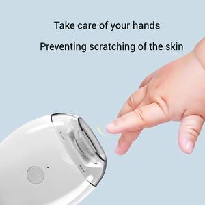 Pengisar Kuku Elektrik, Kalis Percikan, Untuk Bayi dan Kanak-kanak, Boleh Dicas Semula USB, Gunting Kuku, Ketibaan Baru