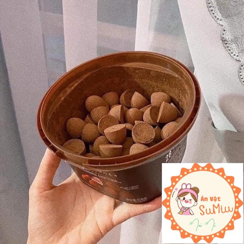 SOCOLA TƯƠI NAMA HỘP 408gr ( chảy khi trên 28 độ)- Ăn vặt Su Miu