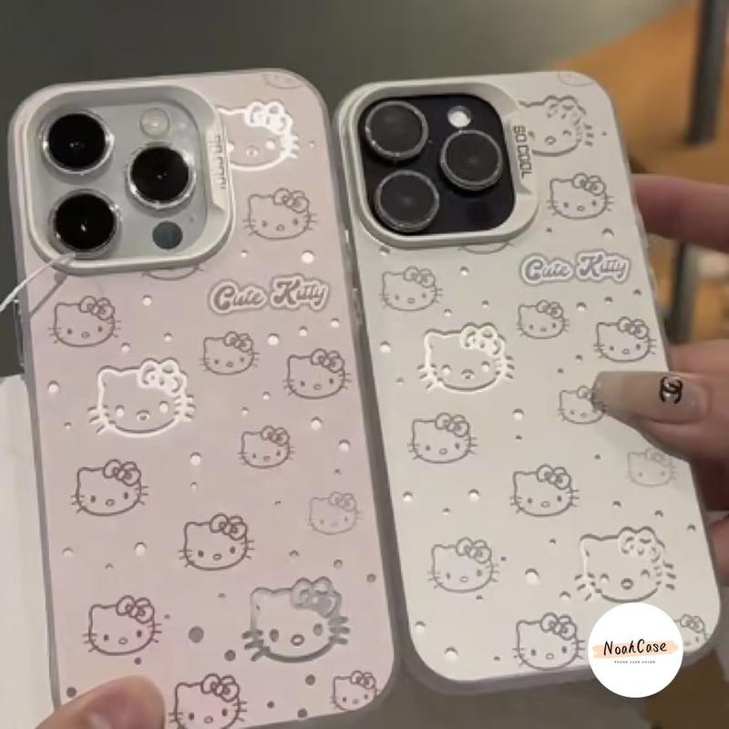 Hello Kitty Ốp Lưng Cho IPhone 13 11 15 12 16 14 Pro Max XS XR X 7Plus 8Plus Max 7 8 Plus SE Vỏ cặp đôi Dễ thương