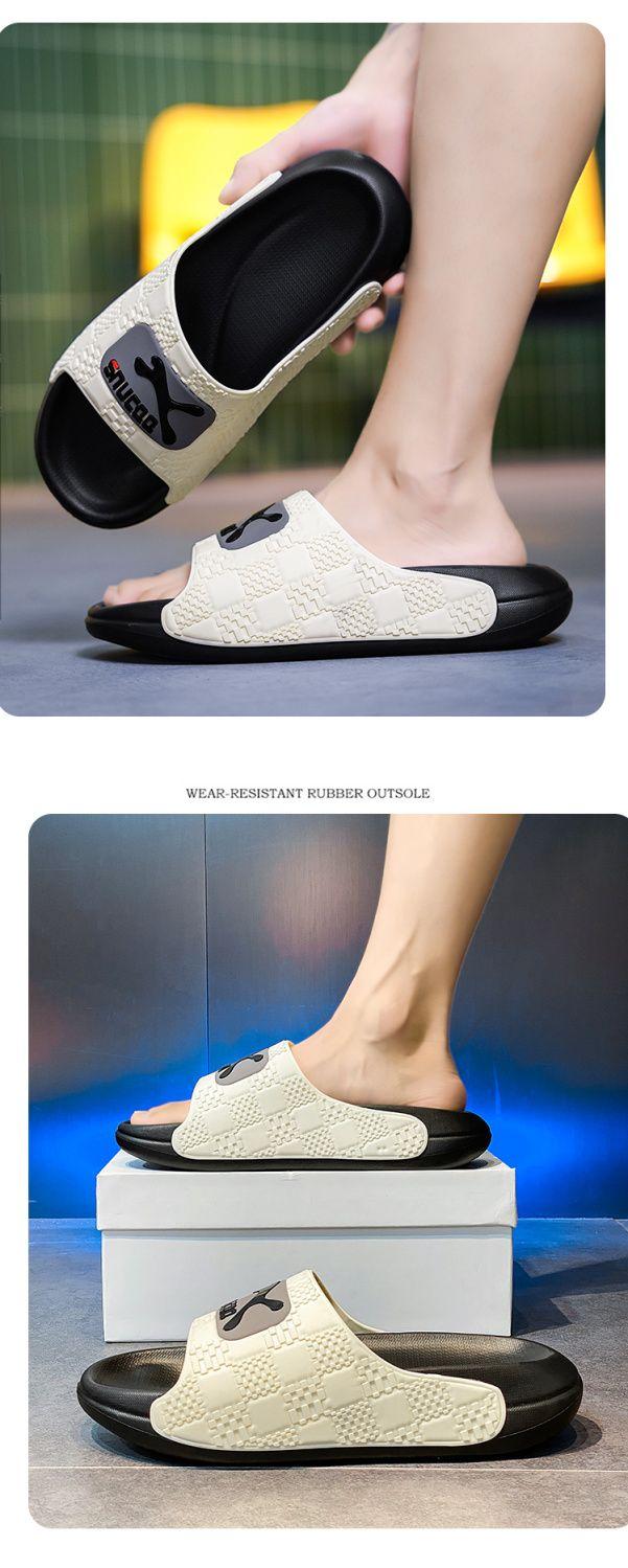 Product Introduction of Men's Summer Outdoor Non-Slip Comfortable Trendy Beach Slippers for Home Bathing and Beach Use 26
