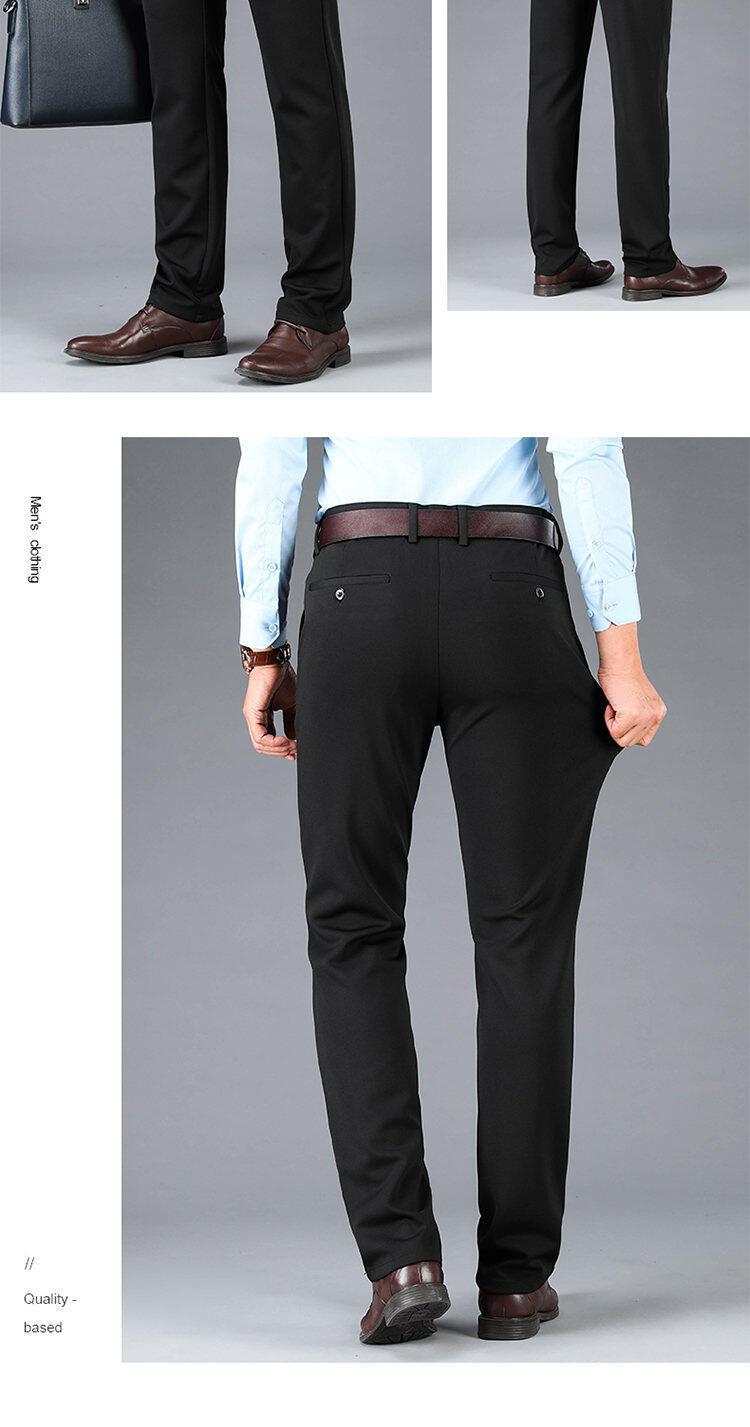Product Introduction of CEO-Formal office pants for men, stretchable elastic pants, casual, business, long, for father 10