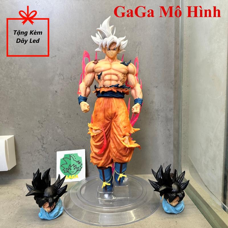 Mô Hình Dragon Ball Vegeta Goku Vô Cực 2 Đầu Thay 35cm Cực Nét - GaGaMoHinh (Kèm Led) Toy Đồ Chơi