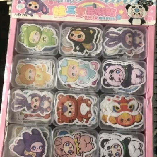Hộp stiker babythree bé ba cả 4ver mix nhiều mẫu 1