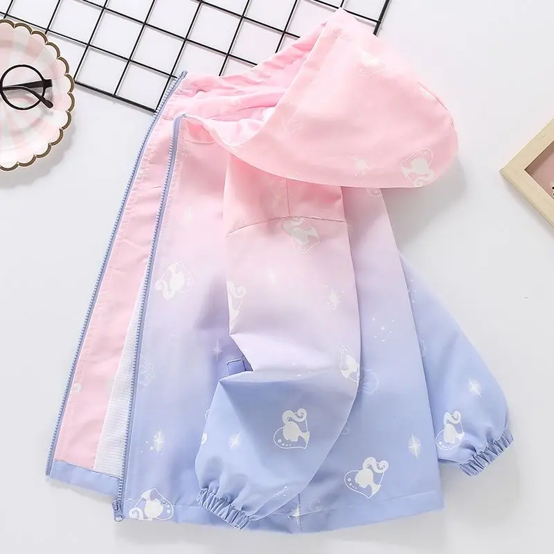 [Còn Hàng] Áo Khoác Bé Gái Áo Khoác Trẻ Em Áo Gió Mỏng Cho Bé Gái Áo Khoác Bé Gái Cỡ Trung Bình Và Lớn Thời Trang Mùa Xuân Và Mùa Thu Cỡ 110-170