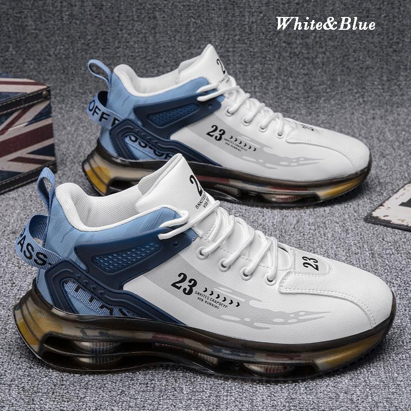 Product Introduction of Fashionable Men's Shoes: Air Cushioned Sneakers for Casual and Sports Shock-absorbing Sports Versatile Running Shoes Athletic Trainers 10