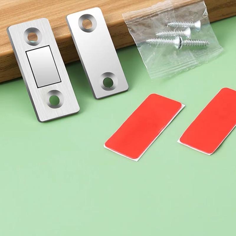 Chốt Cửa Nam Châm Từ Tính Mạnh Dán Bắt Vít Siêu Chắc Cho Cửa Tủ đựng Đồ Tủ Trạng Giá Rẻ khoá cổng sắt