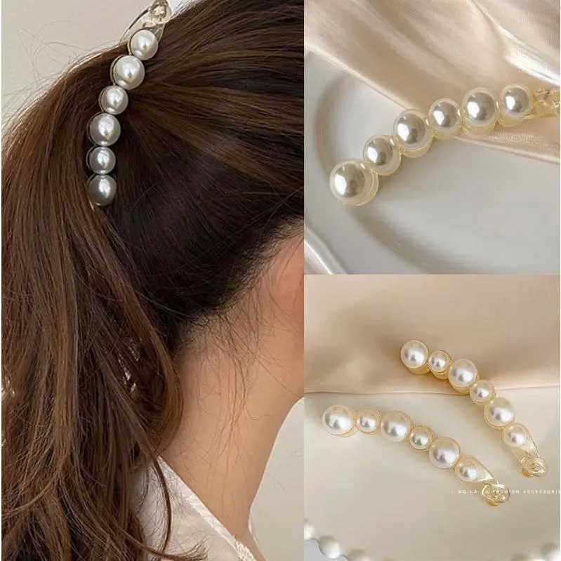 Korean Style Banana  Clip Ponytail Hair Clip Vertical Clip Fashion Hair Clamp
