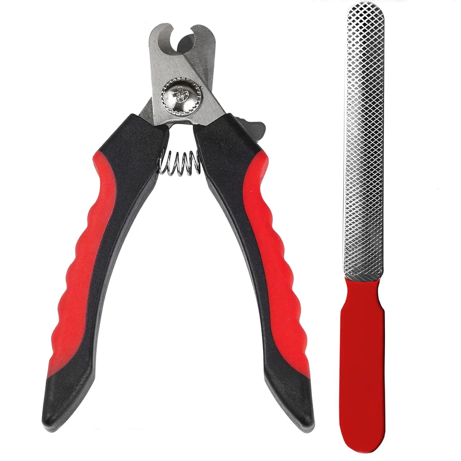 Pet Nail Clipper & File Set, Pet Nail Trimmer & Clipper Kit, Professional Dog & Cat Grooming Supplies, Dog & Cat Accessories