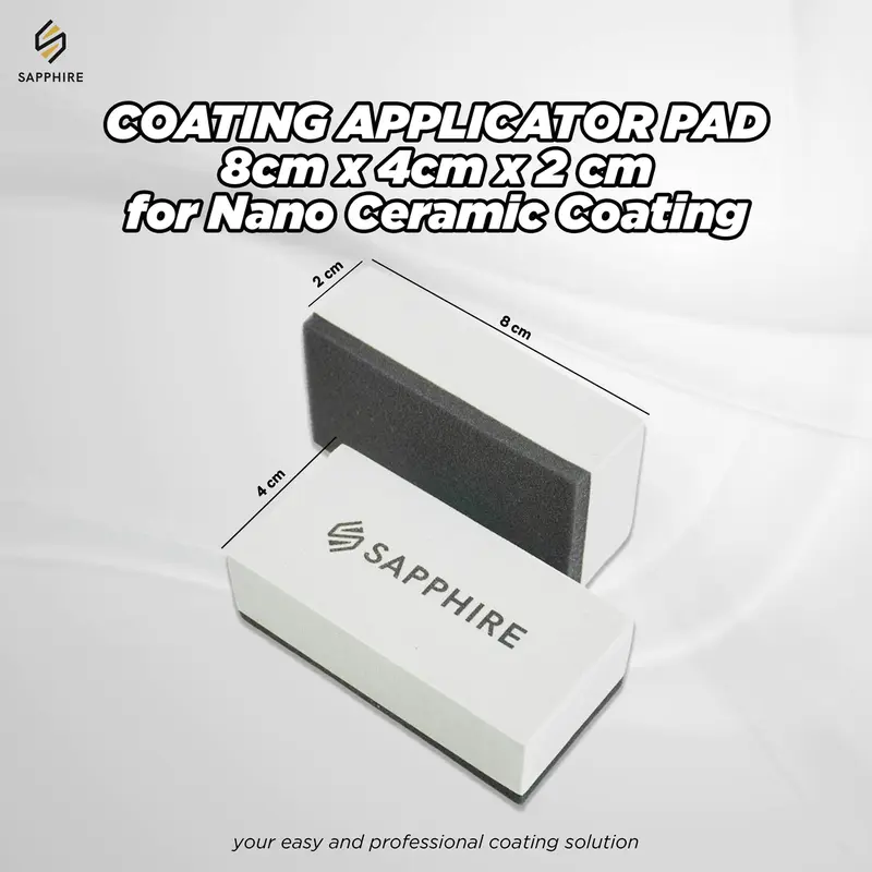 Coating Applicator Pad by Sapphire | Spon Block Aplikator Nano Ceramic Mobil Motor 0