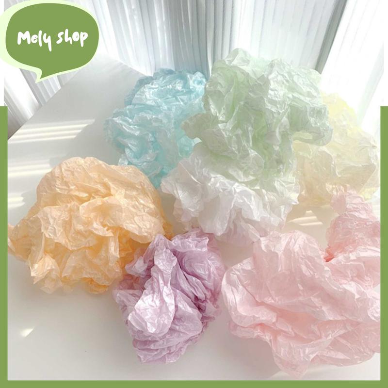 Sỉ Lẻ Rẻ _Xấp 5 10 20 tờ giấy nến giấy nhăn gói hoa 50x70cm giấy gói hoa Sydney ánh ngọc trai ,mếch nến cực xinh