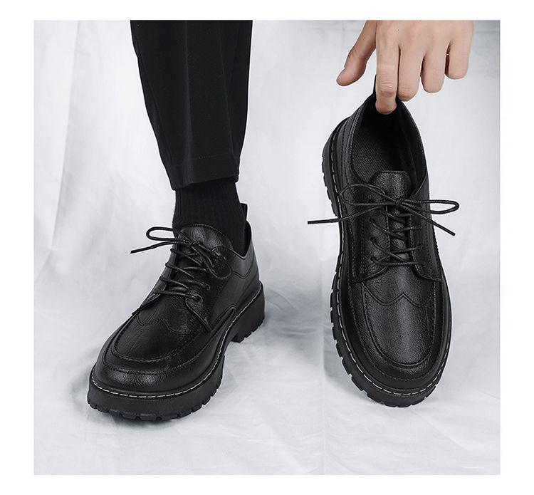 Product Introduction of Giày Da, Brogue Nam, Phong Cách Anh Quốc, Đế Dày, Màu Đen, Thích Hợp Cho Thanh Niên Và Công Sở, Trang Phục Trang Trọng, Giày Chú Rể Đám Cưới, 2024 Shoes Đồng 3