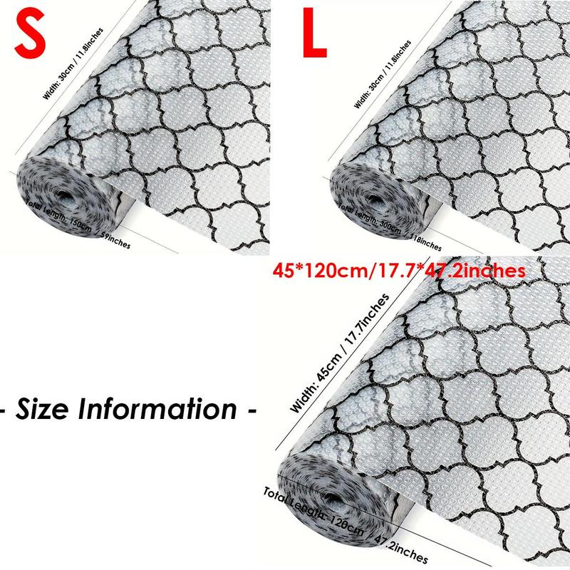 Fish Scale Pattern Drawer Liner, Non-slip Shelf Liner, Multi-purpose Placemat, Waterproof Shelf Paper for Kitchen Cabinets 1