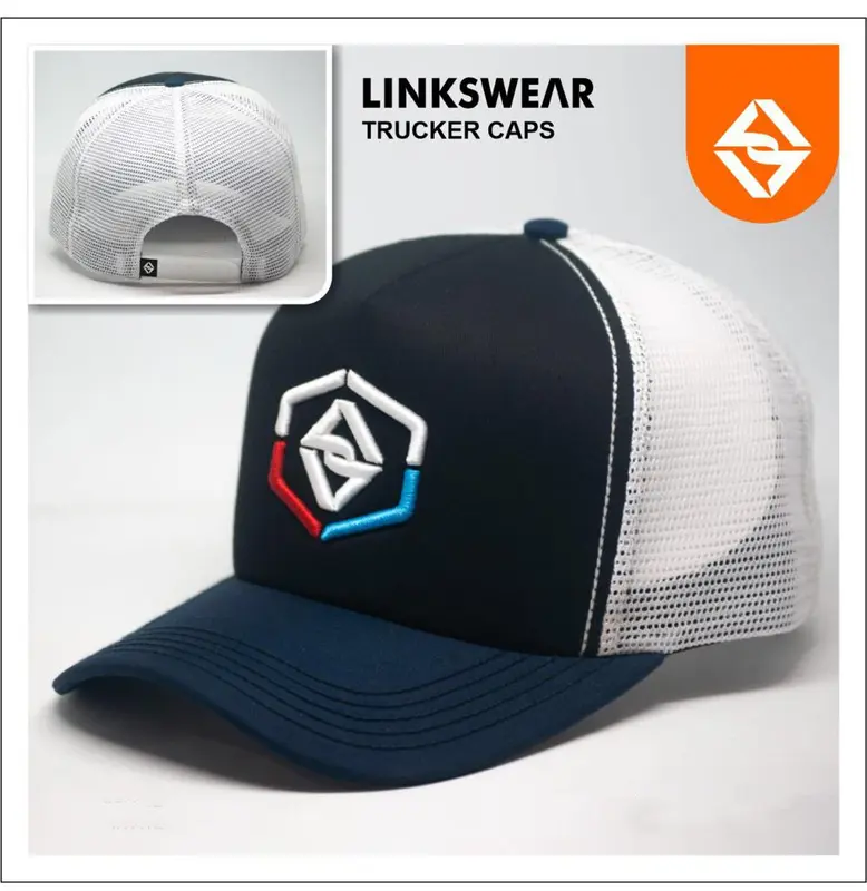 Topi Jaring Distro Pria Trucker Hat Original Linkswear 0