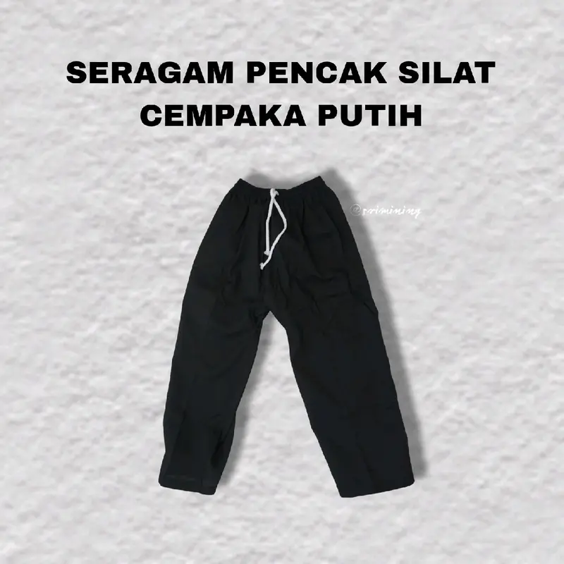 (BISA COD) BAJU SERAGAM PENCAK SILAT CP (CEMPAKA PUTIH) 2