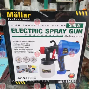 ESG303 SPRAY GUN LISTRIK SEMPROTAN ANGIN CAT 300WATT MOLLAR ESG 303