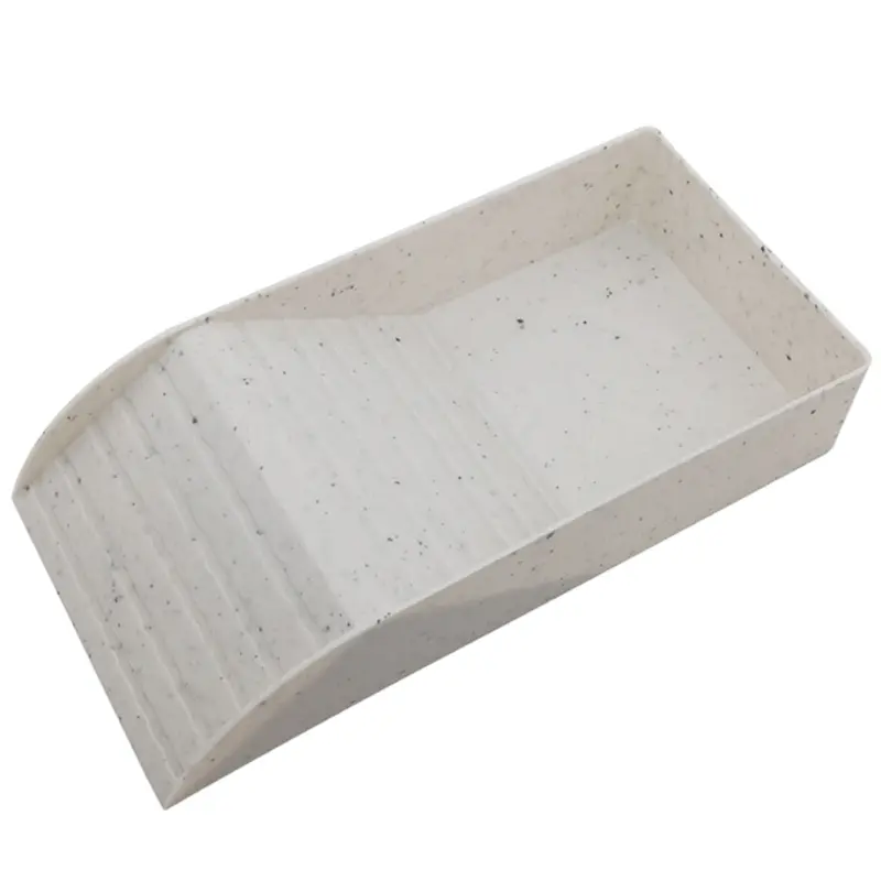Reptiles Plastic Slope Turtle Basking Platform with Feeding Dish Turtle Resting Platform Turtle Slope for Turtle Tanks