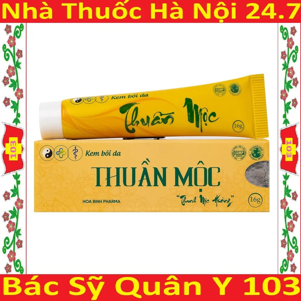 [NEW]kem bôi da Thuần.Mộc mẫu mới nhất 16gr[CAM KẾT CHÍNH HÃNG]