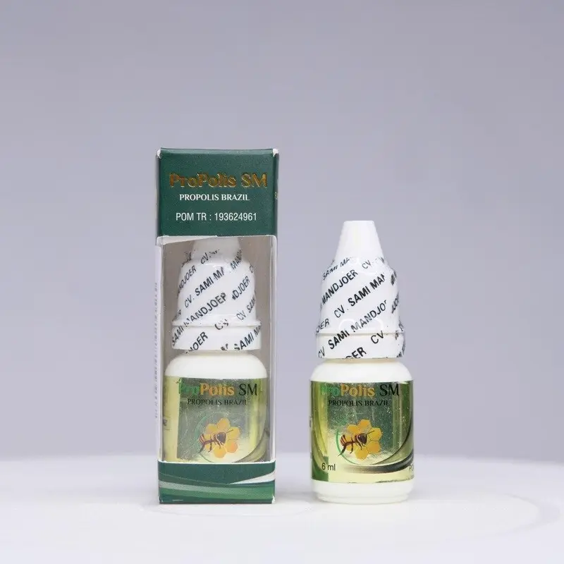 Propolis SM Asli Herbal Alami Isi 6 ML Bergaransi BPOM 2