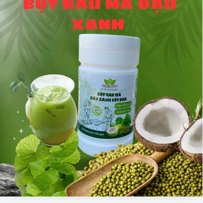 Bột rau má đậu xanh Thanh Trúc 0