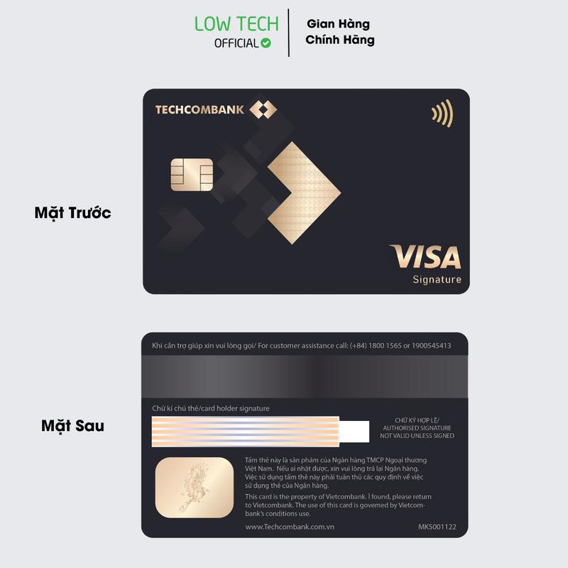 [Thẻ Đen] - Thẻ Đen Techcombank, Thẻ Đen Quyền Lực, Thẻ Đen Ngân Hàng, Thẻ Đen NFC. 1