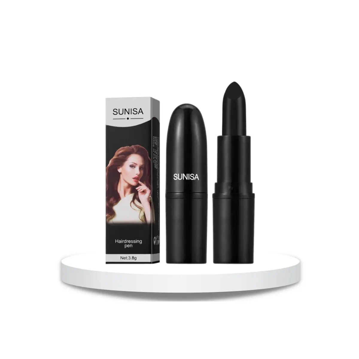 Sunisa Hair Dresser Pen Bundle - Black and Brown Color Options, Portable and Easy to Use Formula for Natural Coloring, Temporary, Water-Proof and Sweat-Proof Haircare