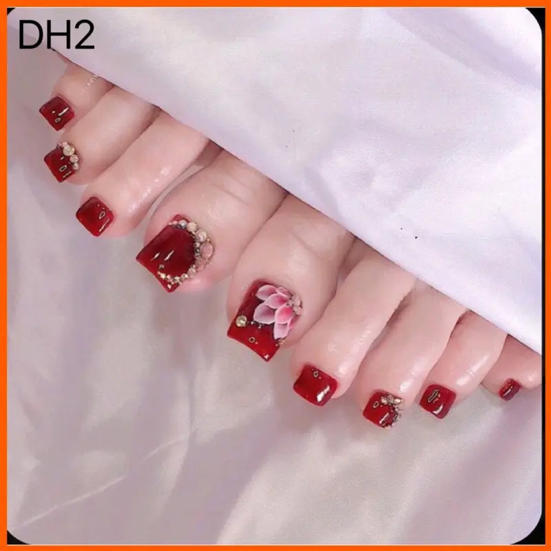 Bộ 24 nail - nail xinh thiết kế đính chamr Làm Nail 4