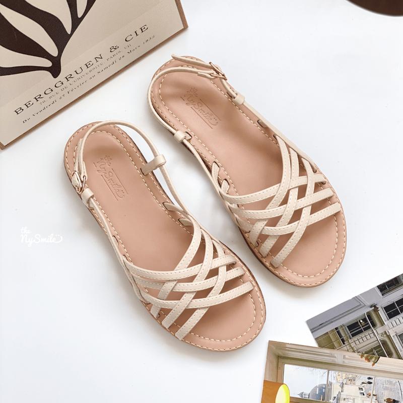 Giày sandals nữ 2p , giày đi học , giày quai hậu rọ , sandal hè hottrend - THENYSMILE - LODICC DéP Shoes