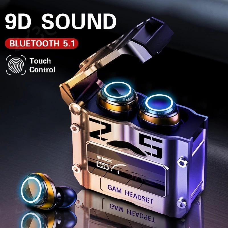 Product Introduction of 2024 TWS M25 Bluetooth Earphone 5.3 Waterproof Wireless Headphone 9D Stereo Sports Earbuds LED Microphoe Gaming Earphone Fireod 39