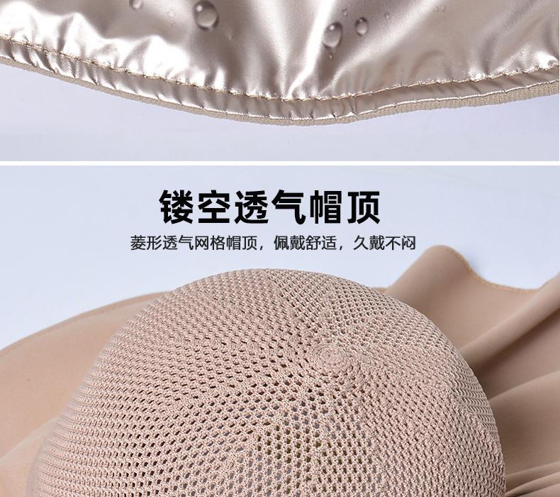 Product Introduction of Summer Wide-Brim Bucket Hat UV 50+ Sun Protection with Detachable Face Cover |   Foldable & Sweat-Proof Design for Beach Hiking Travel Accessories 6