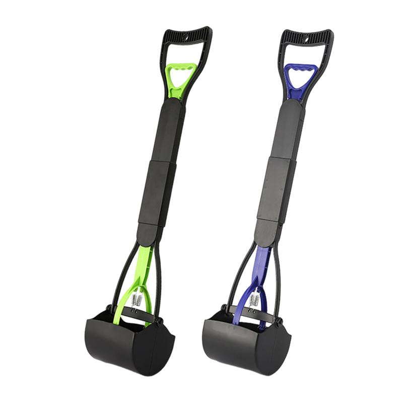 slolbut- Family-friendly Dog Pooper Scooper 28 Pooper Scooper for Dogs No Touch Pickup Tool for Medium Small Dogs Non-breakable Folding Design for Lawn Grass Dirt Gravel Easy 5