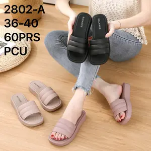 BALANCE 2802-A Sandal Jelly Wedges Wanita Simpel dan Elegan