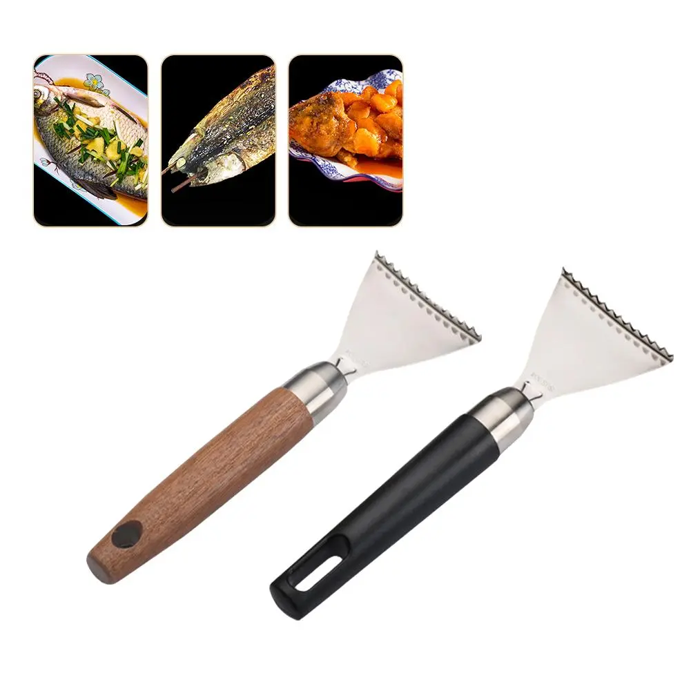 Fish Scale Remover Stainless Steel Fish Scale Remover Scraper Peeler Kitchen Cleaner Tool W8R6