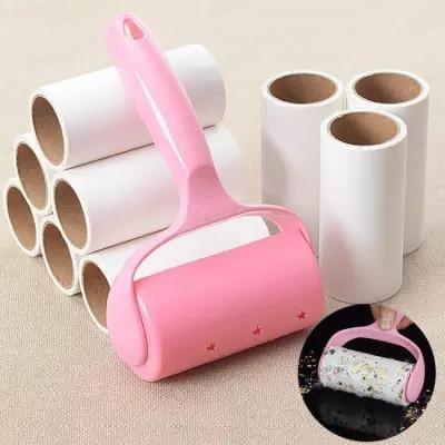 Cây lăn bụi quần áo tặng kèm 2 lõi thay thế lấy sạch bụi bẩn và các sợi lông vải lông thú dính trên quần áo