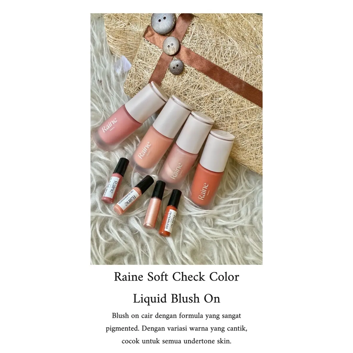 Raine Soft Cheek Color Drops Liquid Blush On Share in Jar