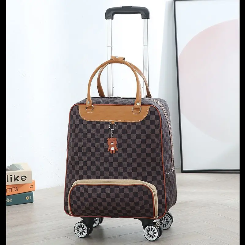 Túi Xe Đẩy, Dành Cho Nữ Và Nam, Dung Tích Lớn, Thích Hợp Đi Du Lịch, Sinh Viên, Có Thể Gập Lại, Vali Mềm, Thích Hợp Cho Du Lịch Đường Ngắn, Túi Lên Máy Bay