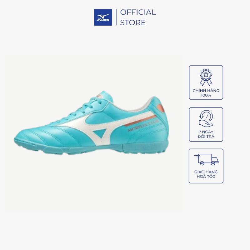 Giày đá banh sân cỏ nhân tạo Mizuno Morelia II Club As chính hãng, đế TF, cổ thấp, form giày ôm chân Sneaker Sport Giày Thể Thao Nam Tập Thể Dục