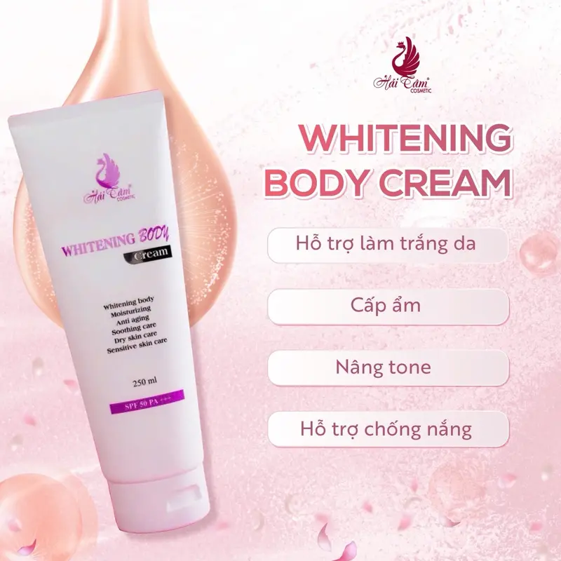 Kem chống nắng Body Whitening Cream 250ml, chống nắng và bảo vệ da body Dưỡng Da Body 2