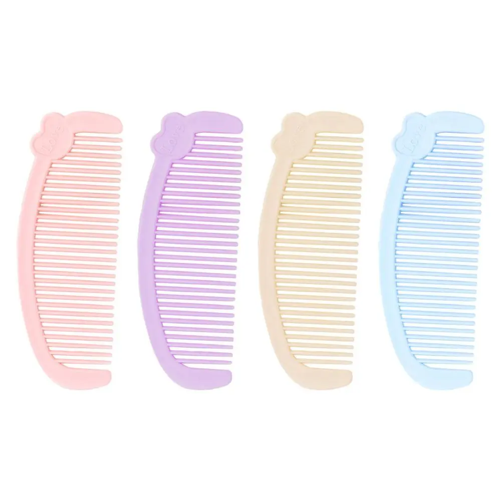 Pocket Hair Comb Styling Tool Cartoon Heart Shaped Portable Girl Hair Comb for Salon Hairdressing Tool Stylists Barber Home