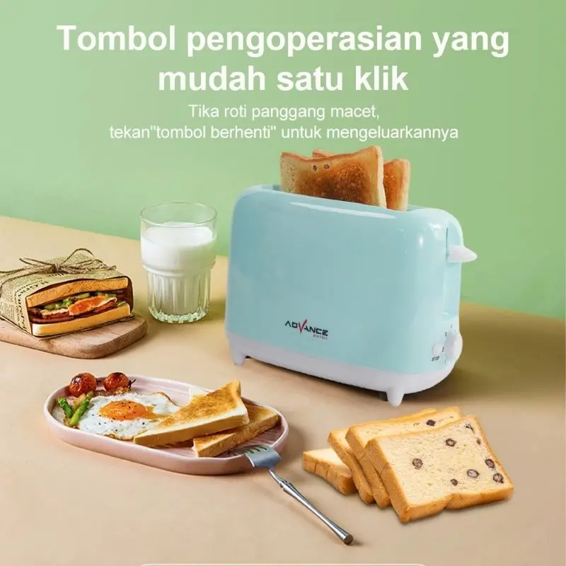 Advance T8866 Toaster Roti / Pemanggang Roti Bakar Low Watt 3