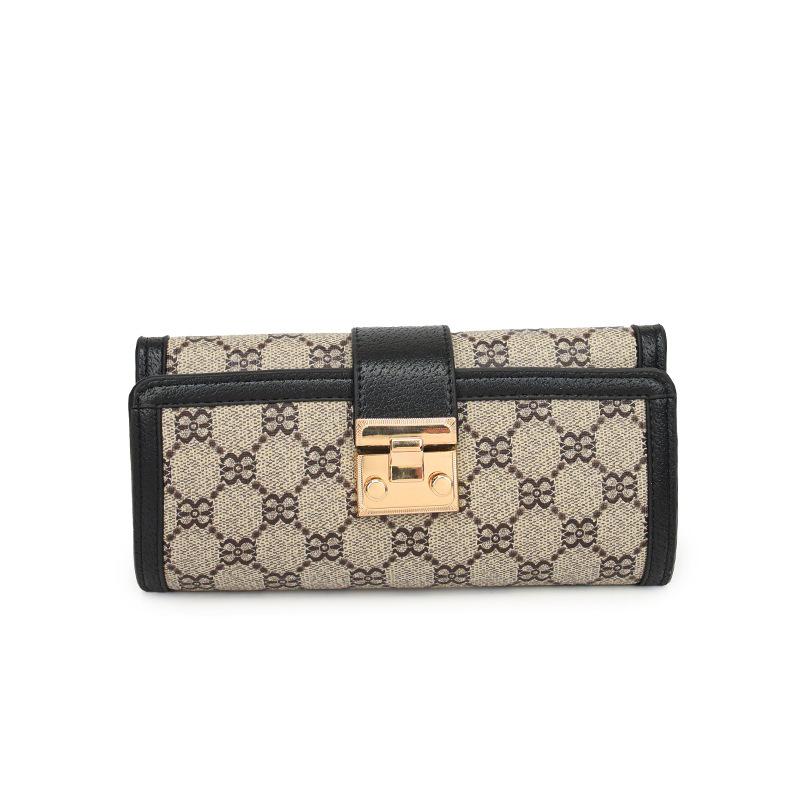 Product Introduction of Ladies' Short, High Appearance, Multi Slot, Three Fold Buckle, Hand-held Long Wallet 29