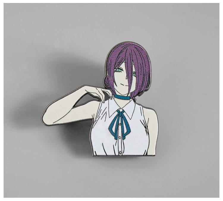 Chainsaw Man Reze Bomb Devil Metal Badge Pin – Anime Collectible Brooch ...