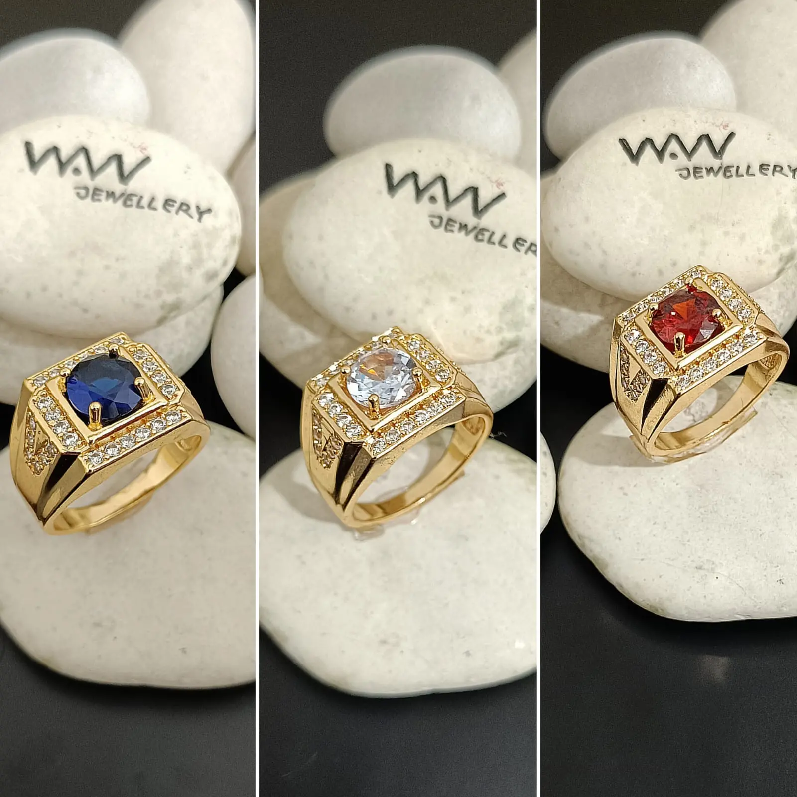 Cincin Batu akik permata 001 Laki-laki