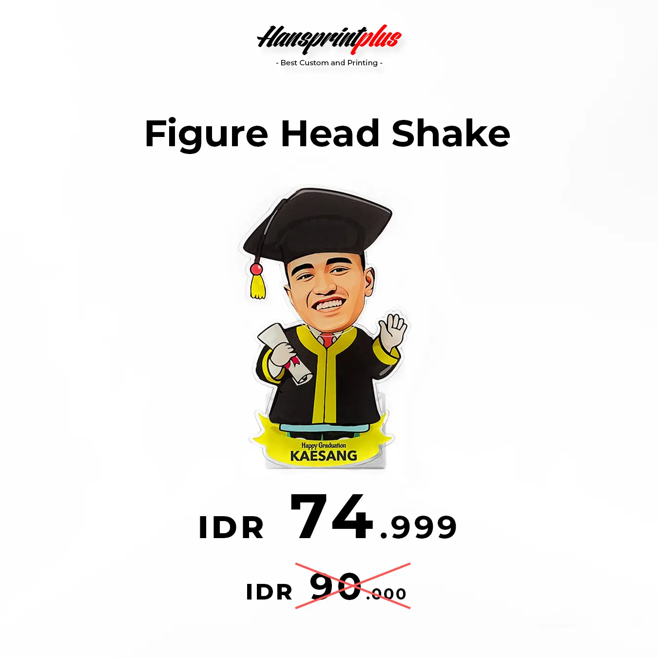 COD Figure Akrilik Head Shake, Akrilik Goyang. Dapat di custom Kpop, Anime atau Foto kalian