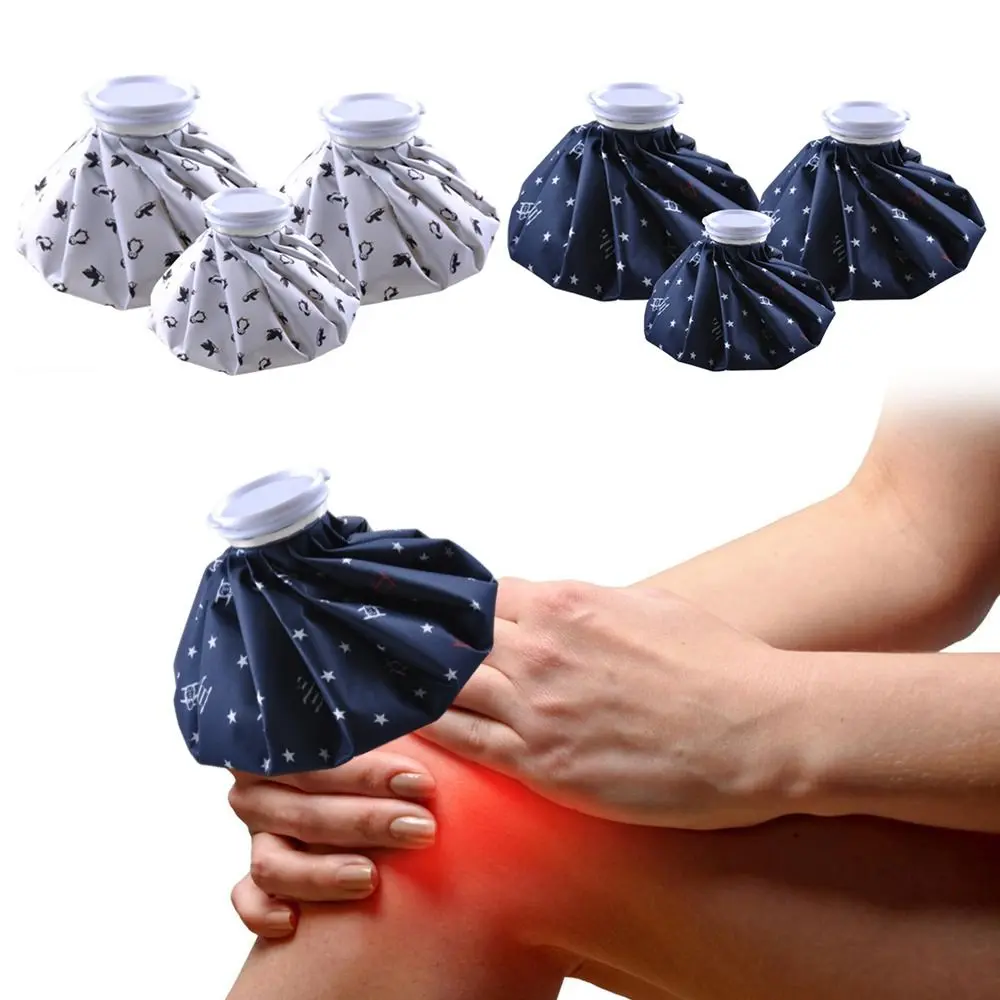 Túi Đá, Cầm Tay, Có 6 / 9 / 11Inch, Thoáng Khí, Không Thấm Nước, Gói Nhiệt, Thiết Kế Hoạt Hình, Có Thể Tái Sử Dụng, Thích Hợp Cho Chấn Thương Thể Thao, Túi Làm Mát
