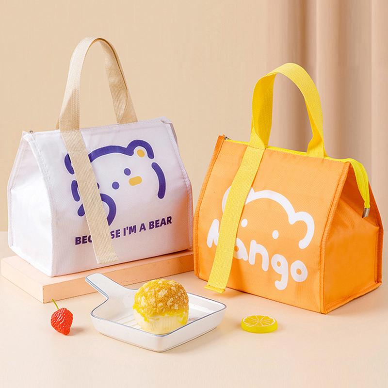 Product Introduction of Túi Đựng Hộp Cơm Trưa Giữ Nhiệt, Thiết Kế Cầm Tay Dễ Thương, Dành Cho Phụ Nữ Và Trẻ Em, Túi Xách Đựng Thực Phẩm, Thích Hợp Cho Du Lịch, Dã Ngoại Và Ăn Uống, Túi Bento Làm Mát Cách Nhiệt, 1 Cái 16