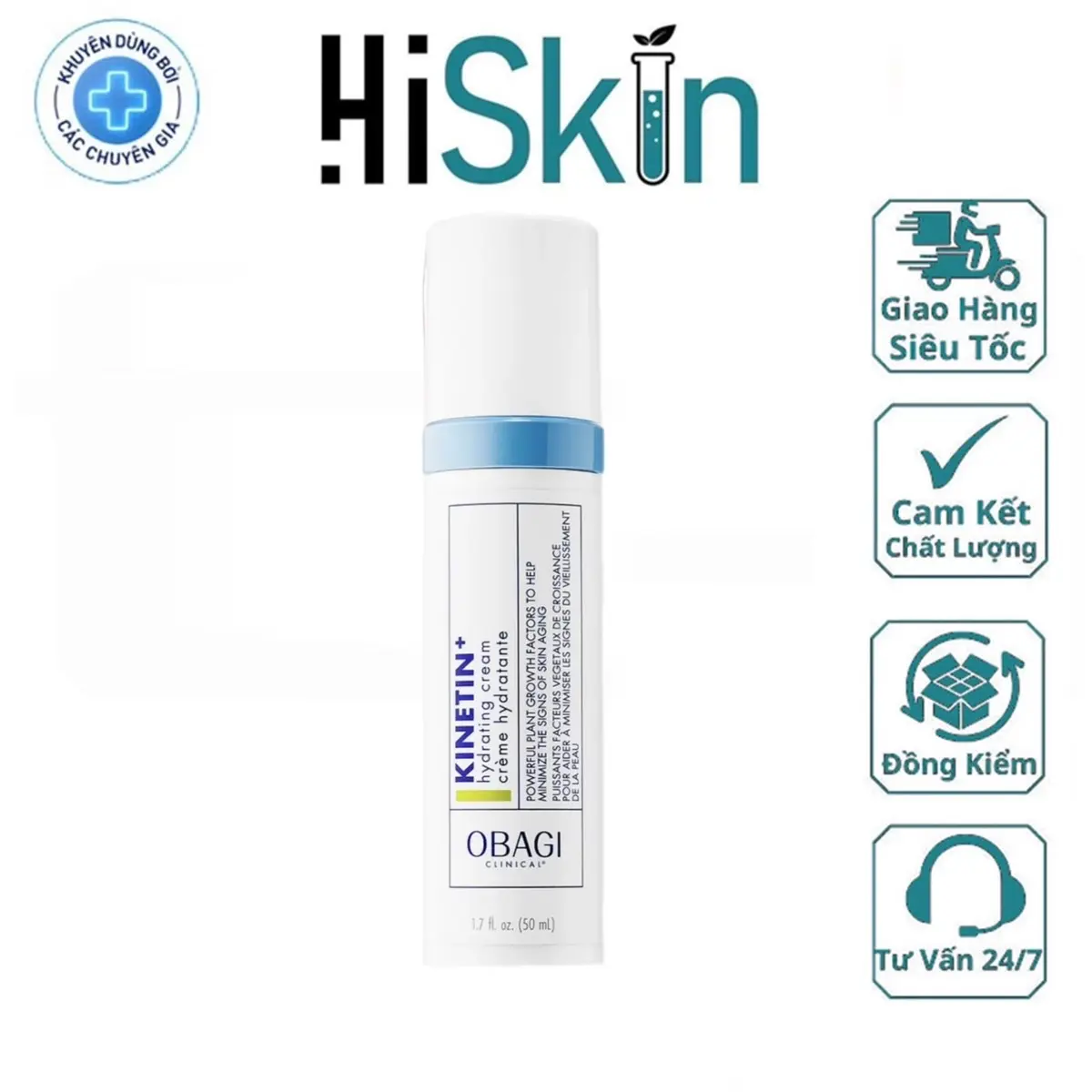 [Date T3-4/26] Kem Dưỡng Phục Hồi Cấp Ẩm Clinical Kinetin+Hydrating Cream 50ml