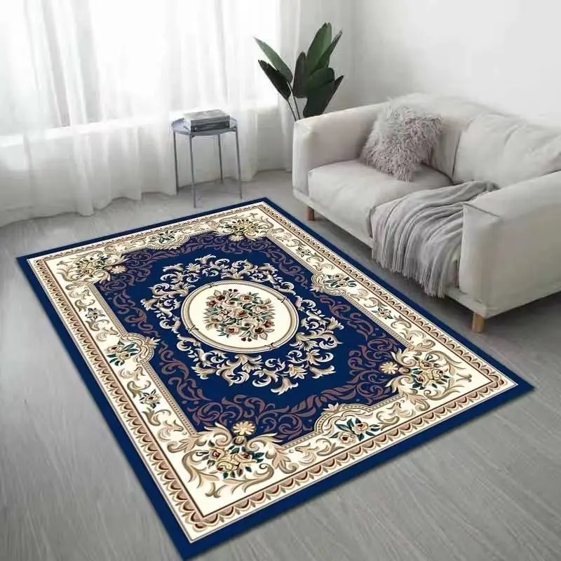 2025 Karpet kamar tidur lantai aaesthetic 100ⅹ150cm 2025 Karpet Muslim Baru Karpet Ruang Tamu Eropa 2