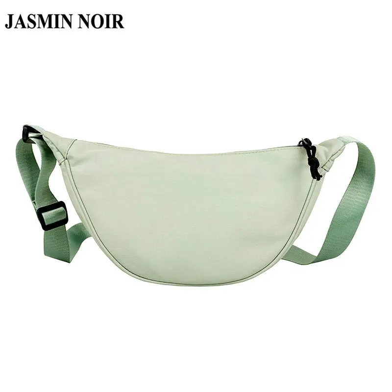JASMIN NOIR Nylon Women's Sling Bag Fashion Simple Saddle Messenger Bag