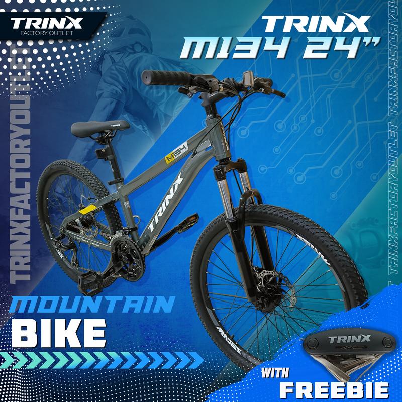 Trinx Small Trinx M134 Size 24 Mechanical Shimano V-Brake 8-Speed - TikTok Shop ...